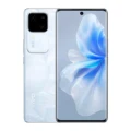 Vivo V30 5G in Bloom White with a color-changing back panel.