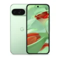 Google wintergreen color Pixel 9 smartphone.