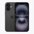 Apple iPhone 16 official image Black color.