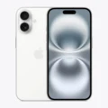 Apple iPhone 16 official image White color.