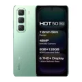 Infinix Hot 50 green color official image