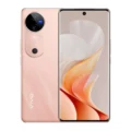 vivo V40 Peach color smartphone.