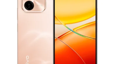 vivo Y37 Pro official image apricot sea color.