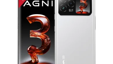 Lava Agni 3 Pristine Glass official color.